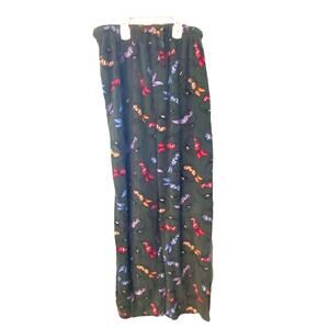 TMNT Ninja Turtles Sleep Pants Youth L Nickelodeon Novelty Cartoon Casual Cozy